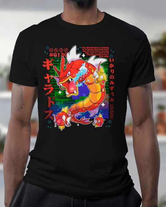 Shiny Gyarados Lake Of Rage Graphic tee Unisex Shirt