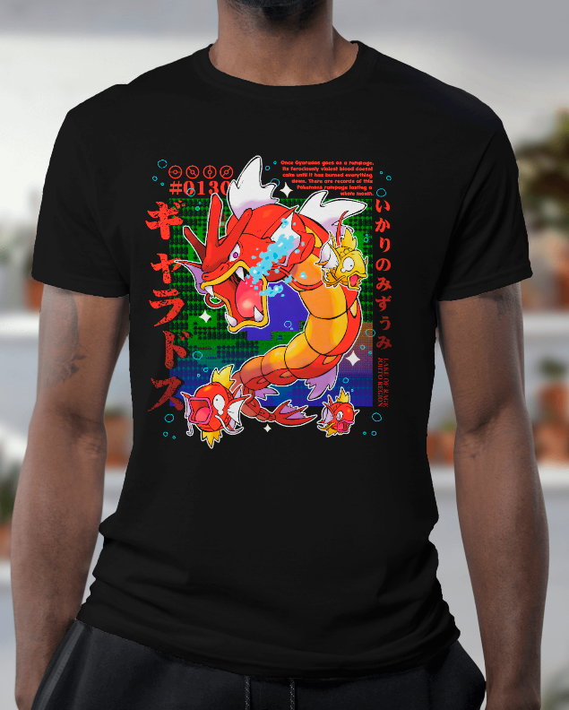 Shiny Gyarados Lake Of Rage Graphic tee Unisex Shirt