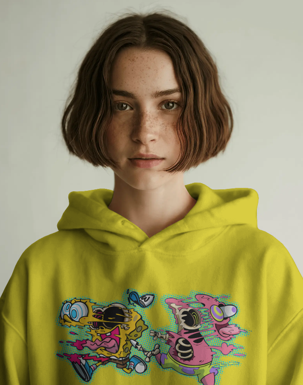 SpongeBob SquarePants Anatomy Graphic Hoodie Unisex