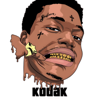 Kodak Black Gold Grill graphic Tee unisex Shirt