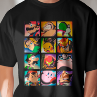 Smash Bros | Original 12 Fighters Graphic N64 Unisex Tee