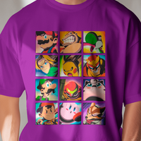 Smash Bros | Original 12 Fighters Graphic N64 Unisex Tee