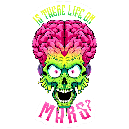 Mars Attacks "If There Life On Mars?" Graphic Tee Unisex