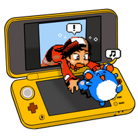 Pokemon Marill Nintendo 3DS Escape Graphic Tee