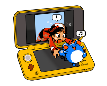 Pokemon Marill Nintendo 3DS Escape Graphic Tee