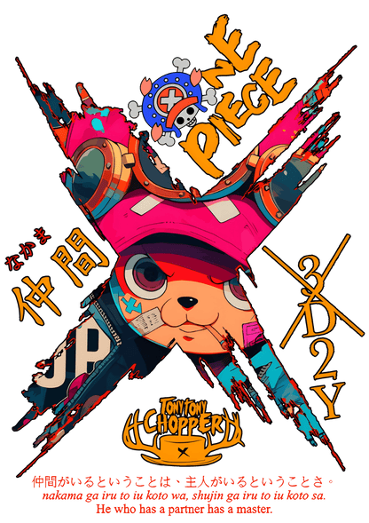 Tony Tony Chopper Graphic Hoodie Unisex Anime Hooded Sweatshirt