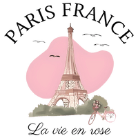 Paris France "La vie en rose" Womens Fitted Tee