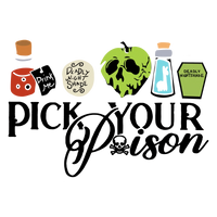 Pick Your Poison Villains Graphic Tee Unisex Halloween