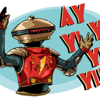 Alpha 5 "Ay Yi Yi! Power Rangers Graphic Tee Unisex