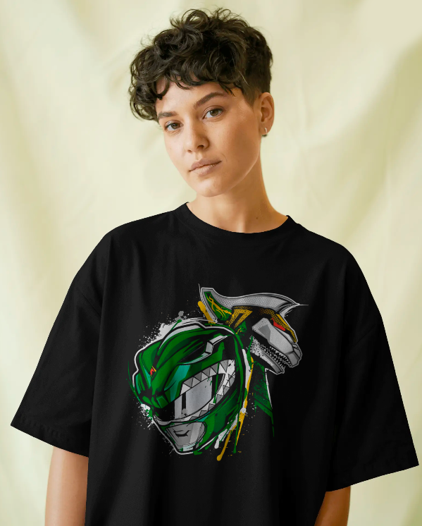 It’s Morphin’ Time: Green Ranger x Dragonzord - Power Rangers Tee