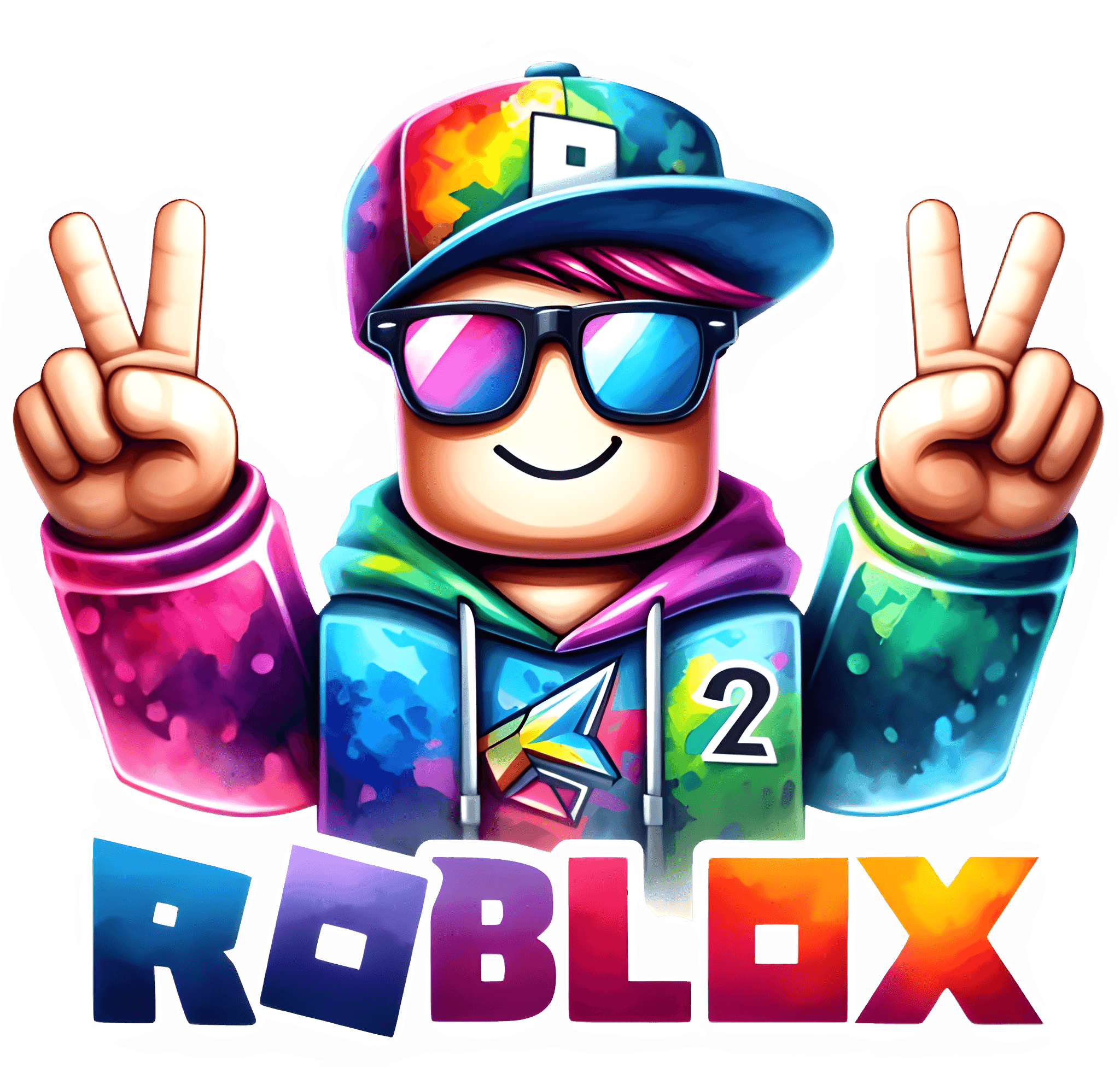 Roblox Peace Fingers Boys Youth Graphic Tee