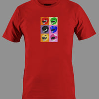 Mighty Morphin Power Ranger Helmet T Shirt