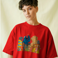 Cookie Monster's Gingerbread City Rampage Graphic Tee
