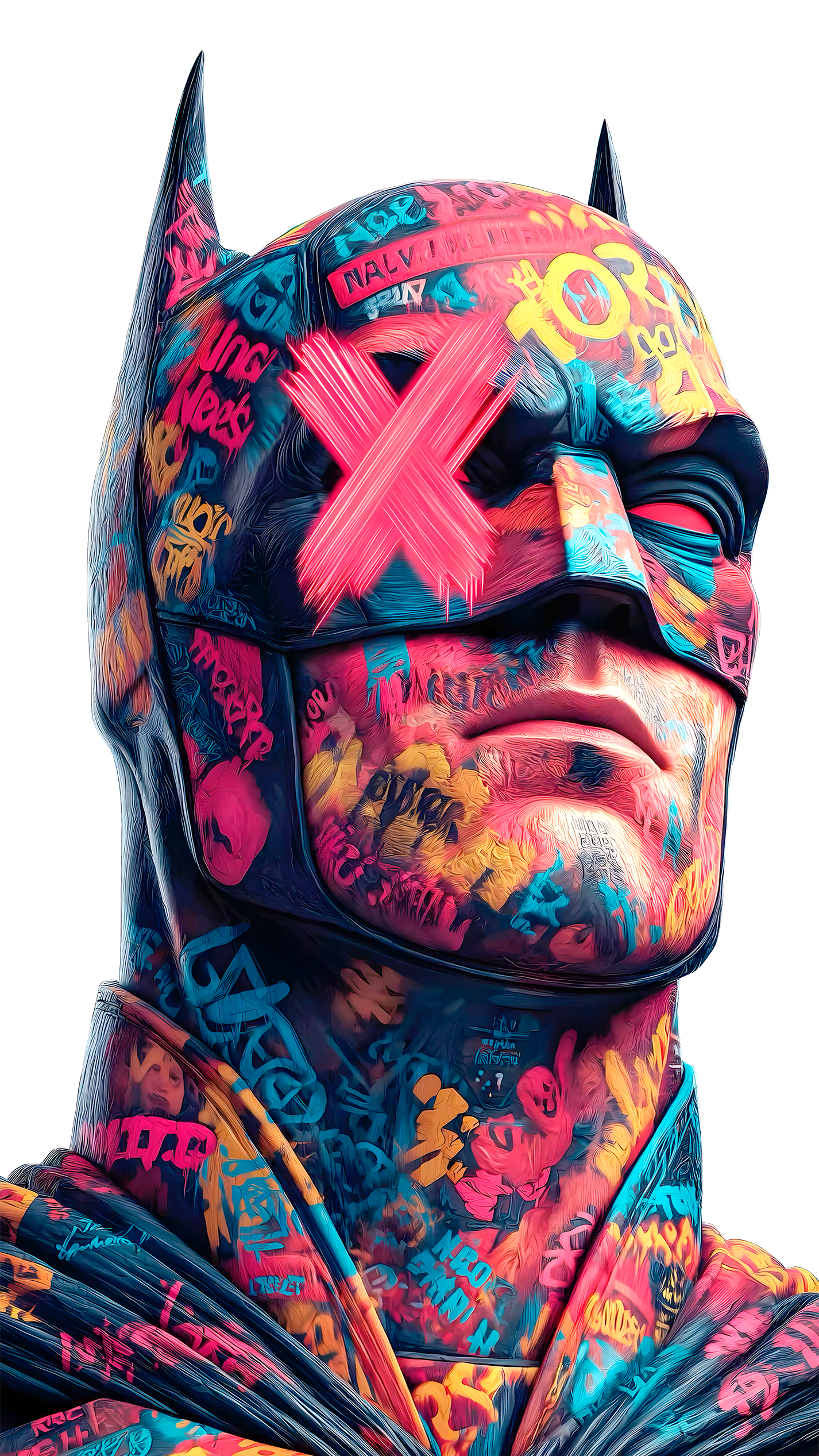 Dark Knight Street Art Graphic Tee Unisex Shirt
