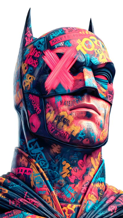 Dark Knight Street Art Graphic Tee Unisex Shirt