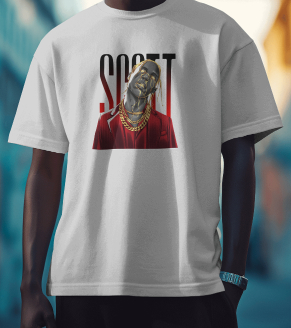 Travis Scott Gold Melt Graphic Tee Unisex Shirt