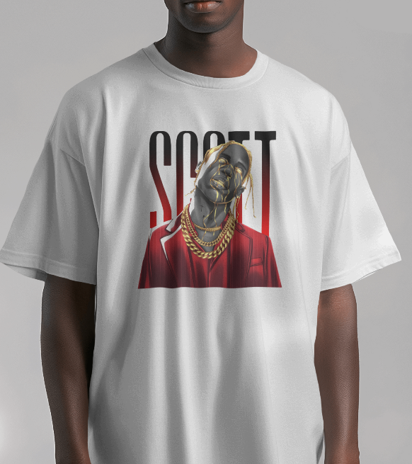 Travis Scott Gold Melt Graphic Tee Unisex Shirt
