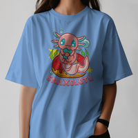 Snaxolotl - Axolotl Humor Graphic Tee Womens T Shirt