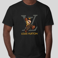 Mario Louis Vuitton Jumpsuit Graphic Tee Unisex Tee