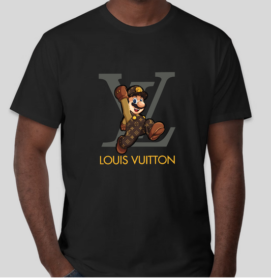Mario Louis Vuitton Jumpsuit Graphic Tee Unisex Tee