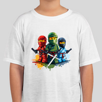 Ninjago Lloyd Kai & Jay Lego Boys Youth Graphic Tee