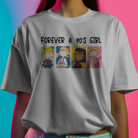 Forever a 90's Girl Nickelodeon Graphic Tee Womens T-Shirt