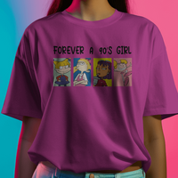 Forever a 90's Girl Nickelodeon Graphic Tee Womens T-Shirt