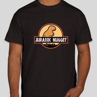 Jurassic Nugget Graphic Tee Unisex Jurassic Park Spoof