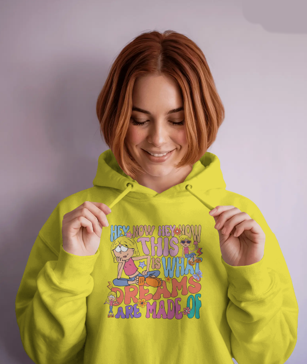Lizzie McGuire "What Dreams Are Made Of" Graphic Hoodie Womens Hoodie