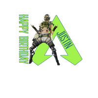 Apex Legends Octane Youth Personalized Brithday Tee