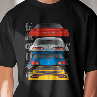 Legendary JDM Stack - Japanese Street Racing Icons Graphic Tee