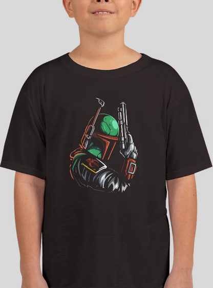 Boba Fett Blaster Graphic Tee Youth Shirt