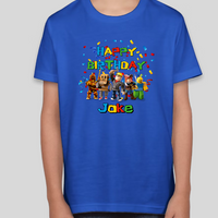 Roblox Youth Birthday Personalized Name Graphic Tee