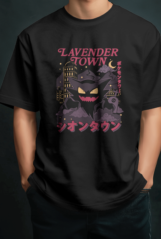 Lavender Town Haunter Graphic Pokemon Tee Unisex