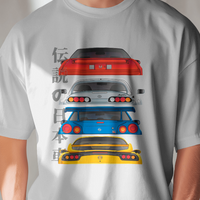 Legendary JDM Stack - Japanese Street Racing Icons Graphic Tee
