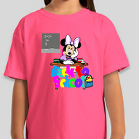 Mini Mouse Back-To-School Youth Graphic Tee Girls Shirt