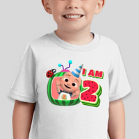 Cocomelon JJ Toddler Personalized Birthday Tee