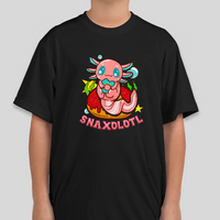 Snaxolotl - Axolotl Humor Graphic Tee Youth Girls T Shirt