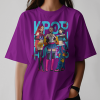Kpop Demon Hunters Graphic Tee Womens Shirt