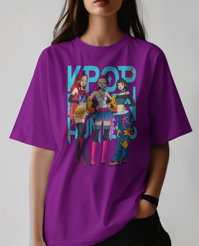 Kpop Demon Hunters Graphic Tee Womens Shirt