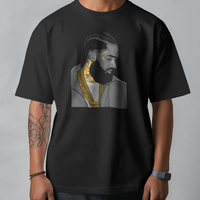 Nipsey Hustle Grey Scale Portrait Tee Unisex Shirt