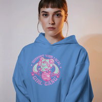 Sailor Moon "Support Your Local Girl Gang" Womens Hoodie