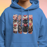 Cats Are Love Graphic Hoodie Womens Hoodie