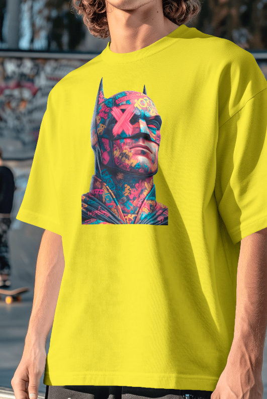 Dark Knight Street Art Graphic Tee Unisex Shirt