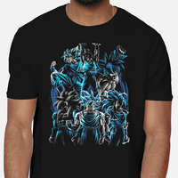 Forms of Goku : Blue Flame Graphic Tee Unisex