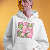 The Grinch Bubble Gum Pop Art Holiday Hoodie