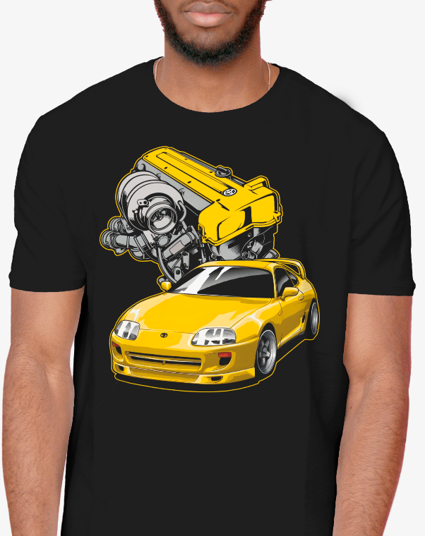 Toyota Supra MK4 & 2JZ-GTE Graphic Tee – JDM Legend Series