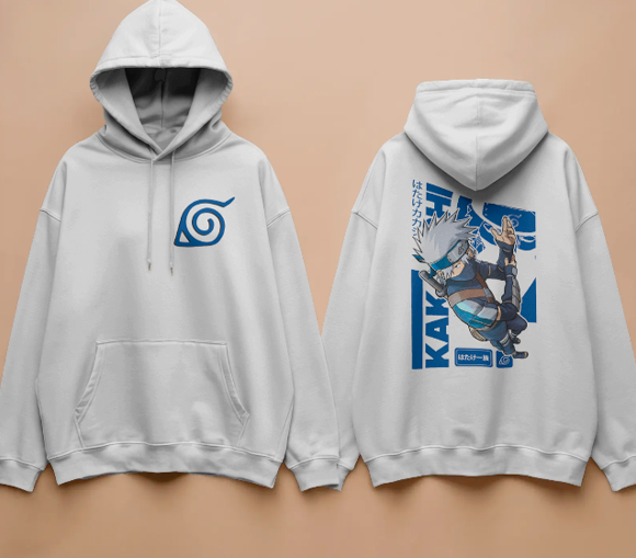 Master of the Sharingan: Kakashi Hatake Graphic Hoodie