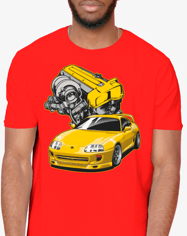 Toyota Supra MK4 & 2JZ-GTE Graphic Tee – JDM Legend Series
