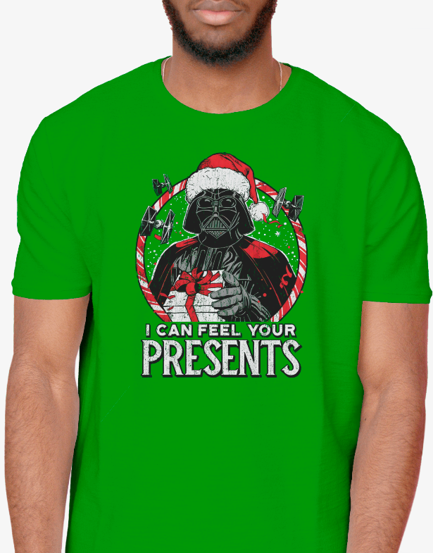 I Can Feel Your Presents - Darth Vader Christmas T-Shirt